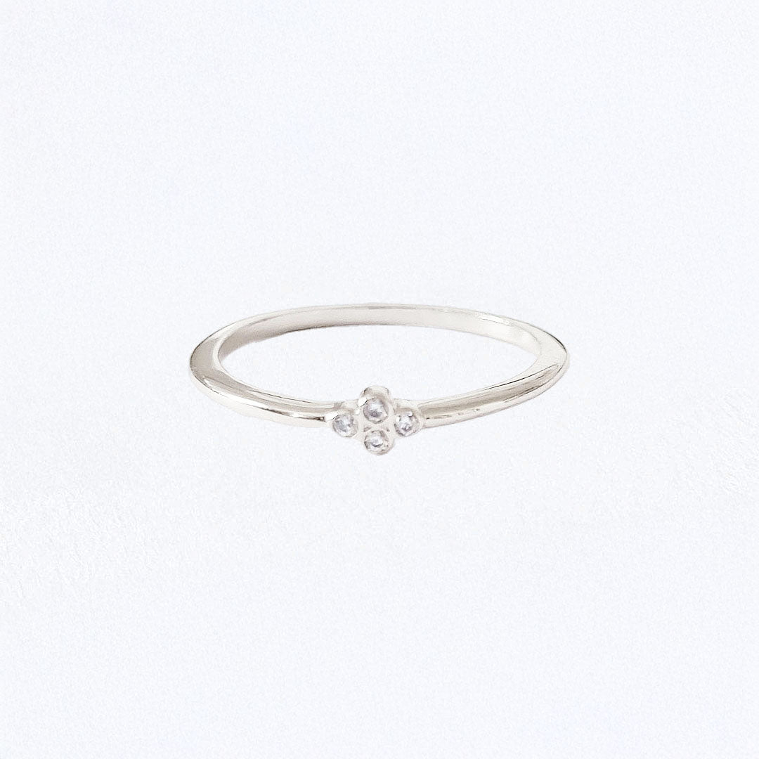 Bague femme argent 925 zirconium Gaby Bellaime 3