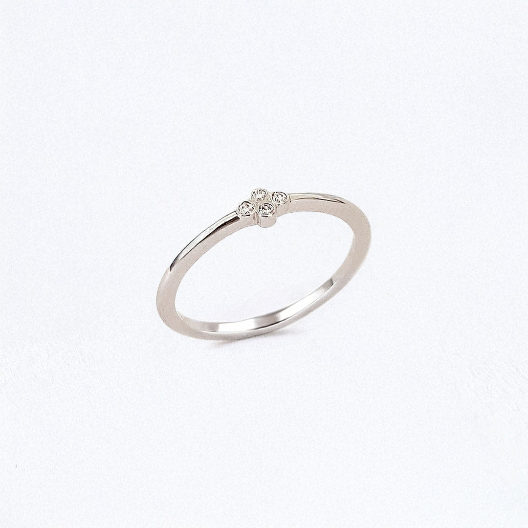 Bague femme argent 925 zirconium Gaby Bellaime