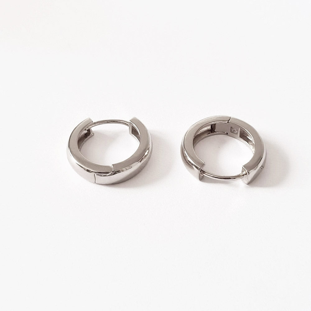 Boucles d'oreilles créoles argent 925 1,5 cm Buggy Bellaime 4
