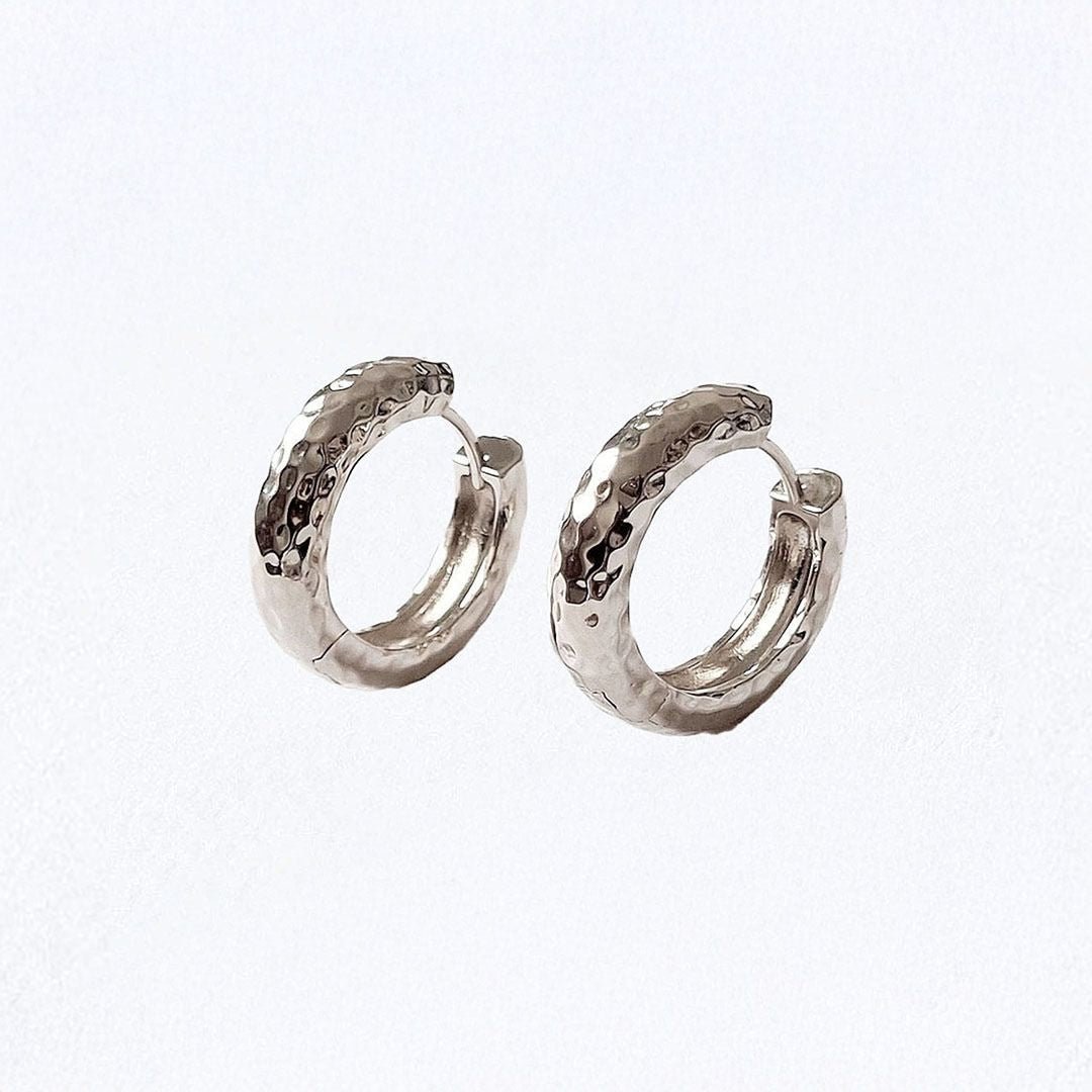 Boucles d'oreilles créoles argent 925 2 cm Camilla Bellaime