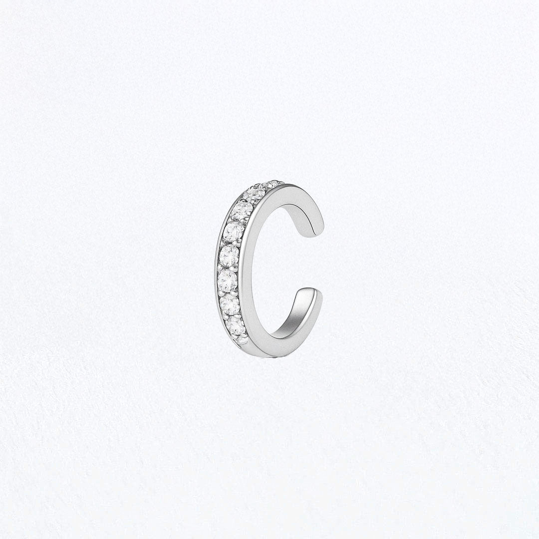 Earcuff argent 925 zirconium All In Bellaime