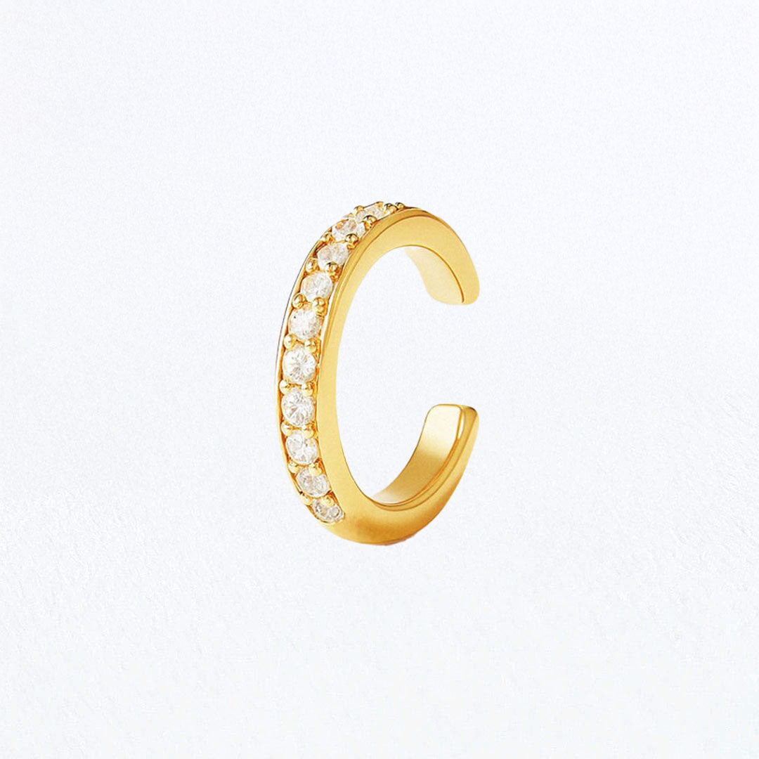 Earcuff All In - Plaqué Or 18K et Zirconium
