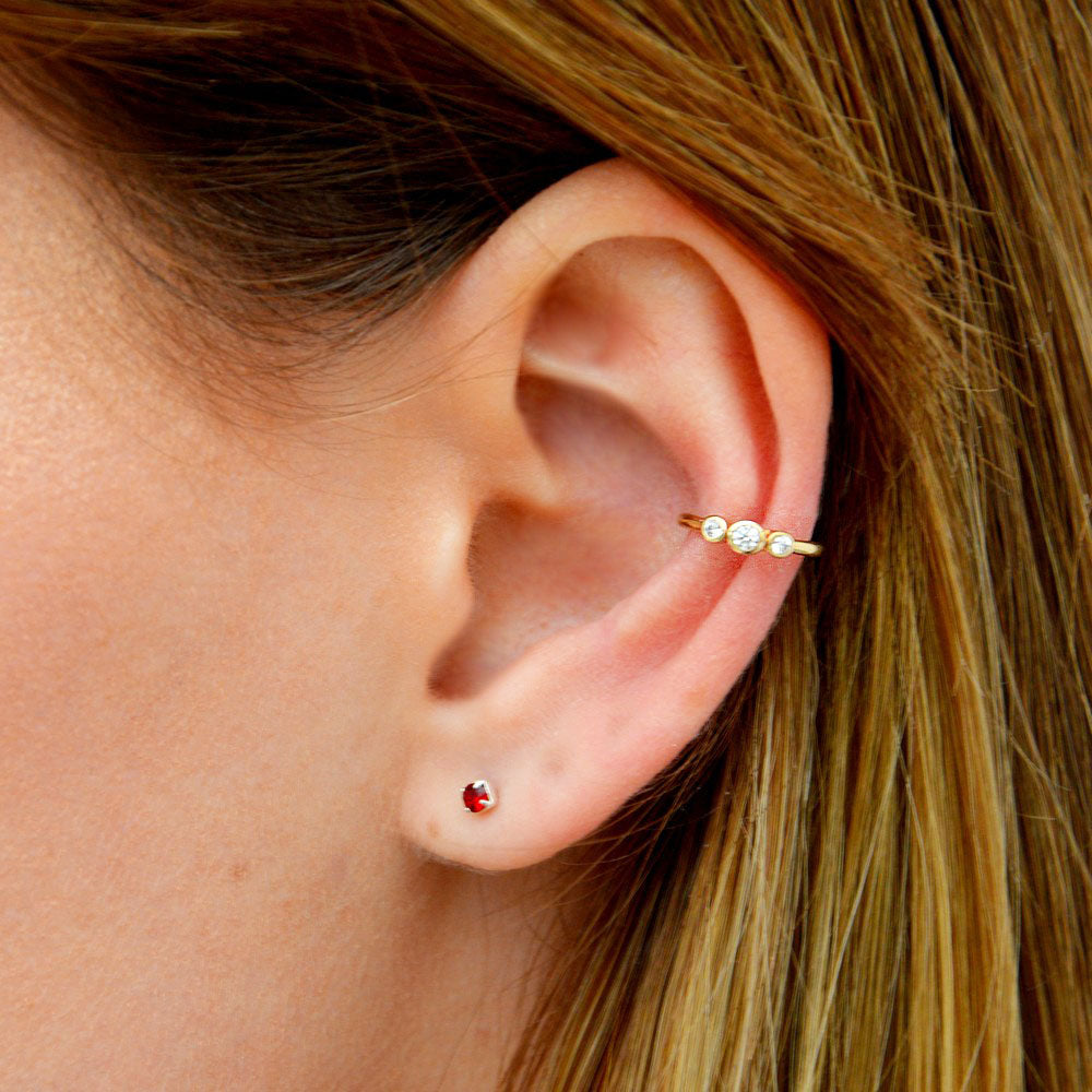Ear cuff plaqué or 18K Petra Bellaime 2