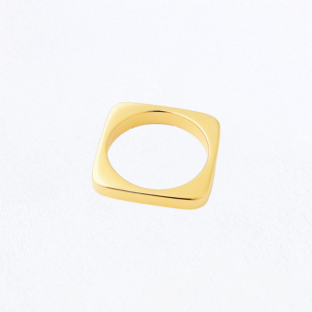Bague femme plaqué or 18K Harmony Bellaime 4