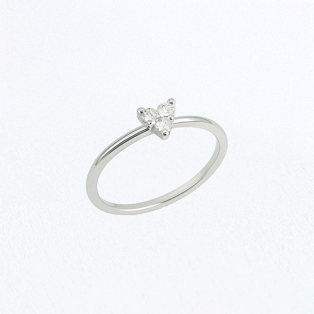Bague coeur argent 925 zirconium Power of Love Bellaime