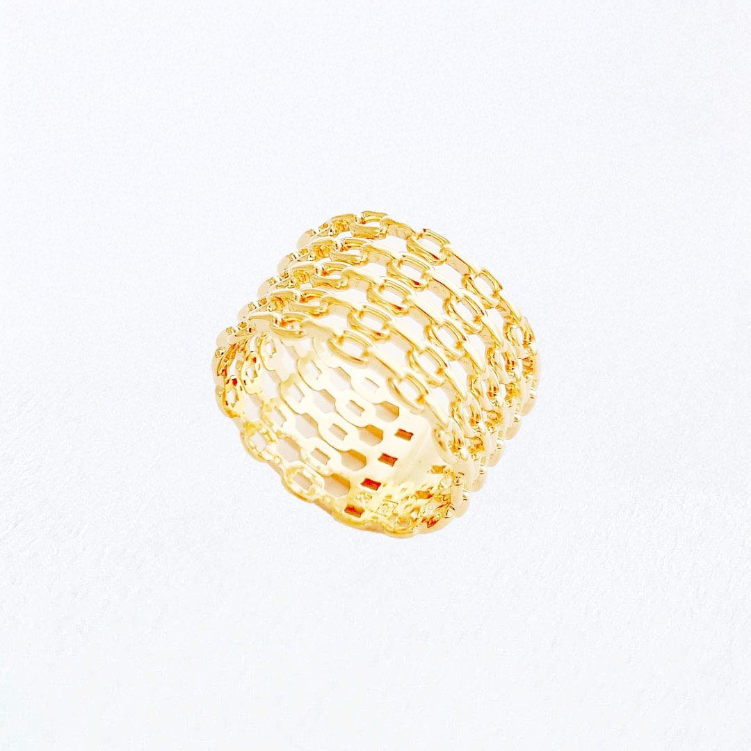 Bague femme plaqué or 18K Talisman Bellaime
