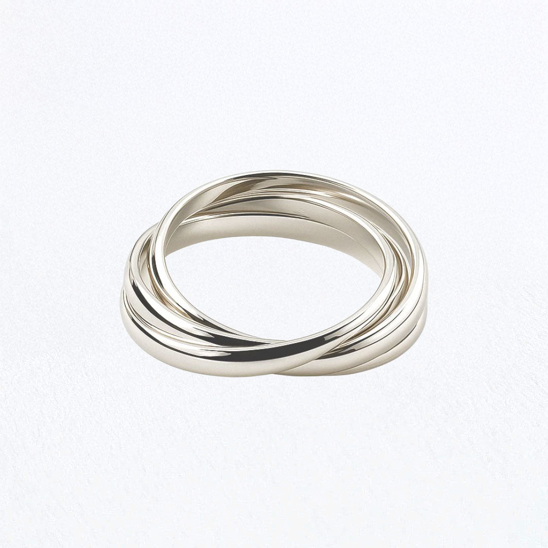 Bague femme argent 925 Triptyque Bellaime