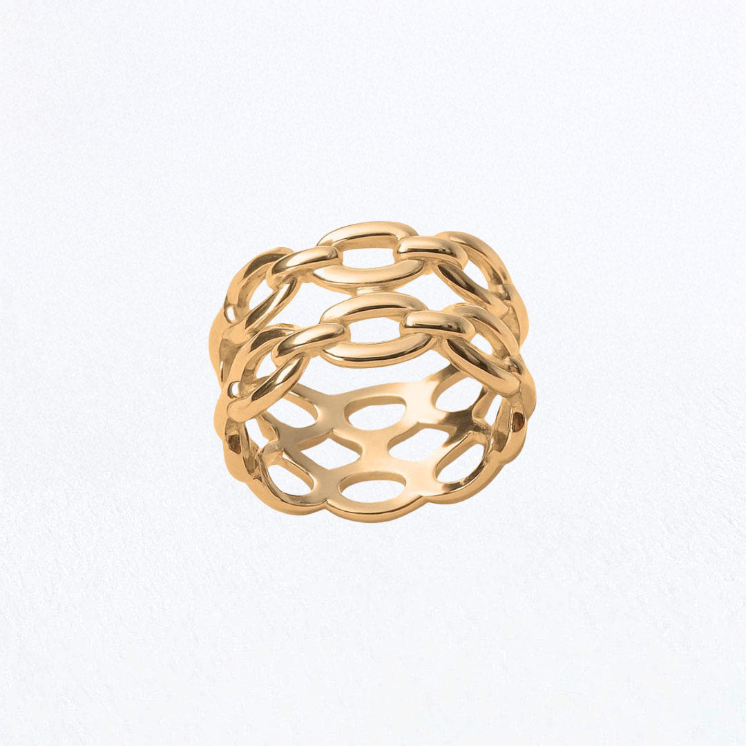 Bague unchained plaque or Bellaime