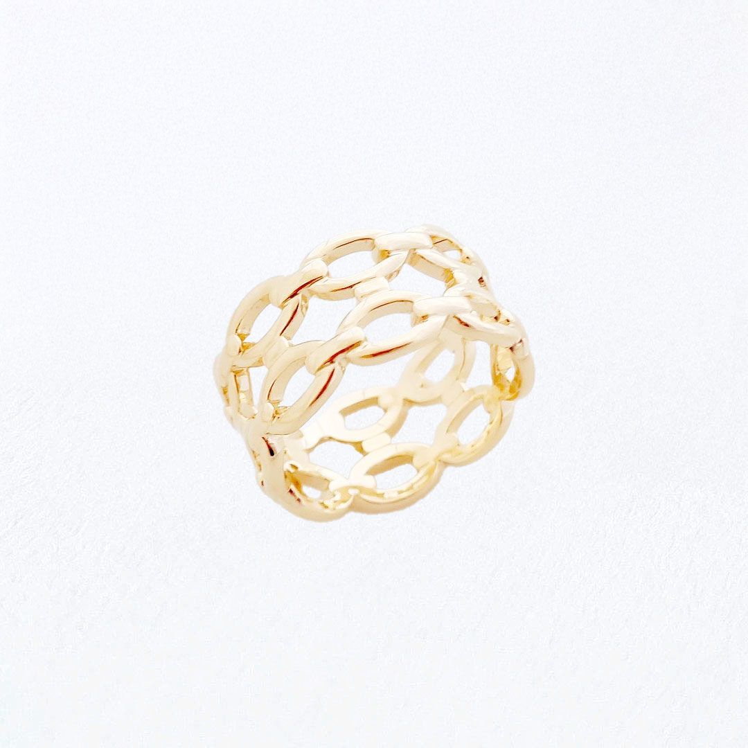 Bague unchained plaque or Bellaime