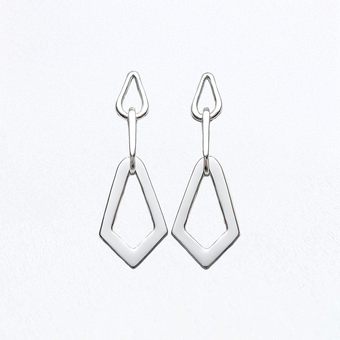 Boucles d'Oreilles Cali - Acier inoxydable - Couleur argent