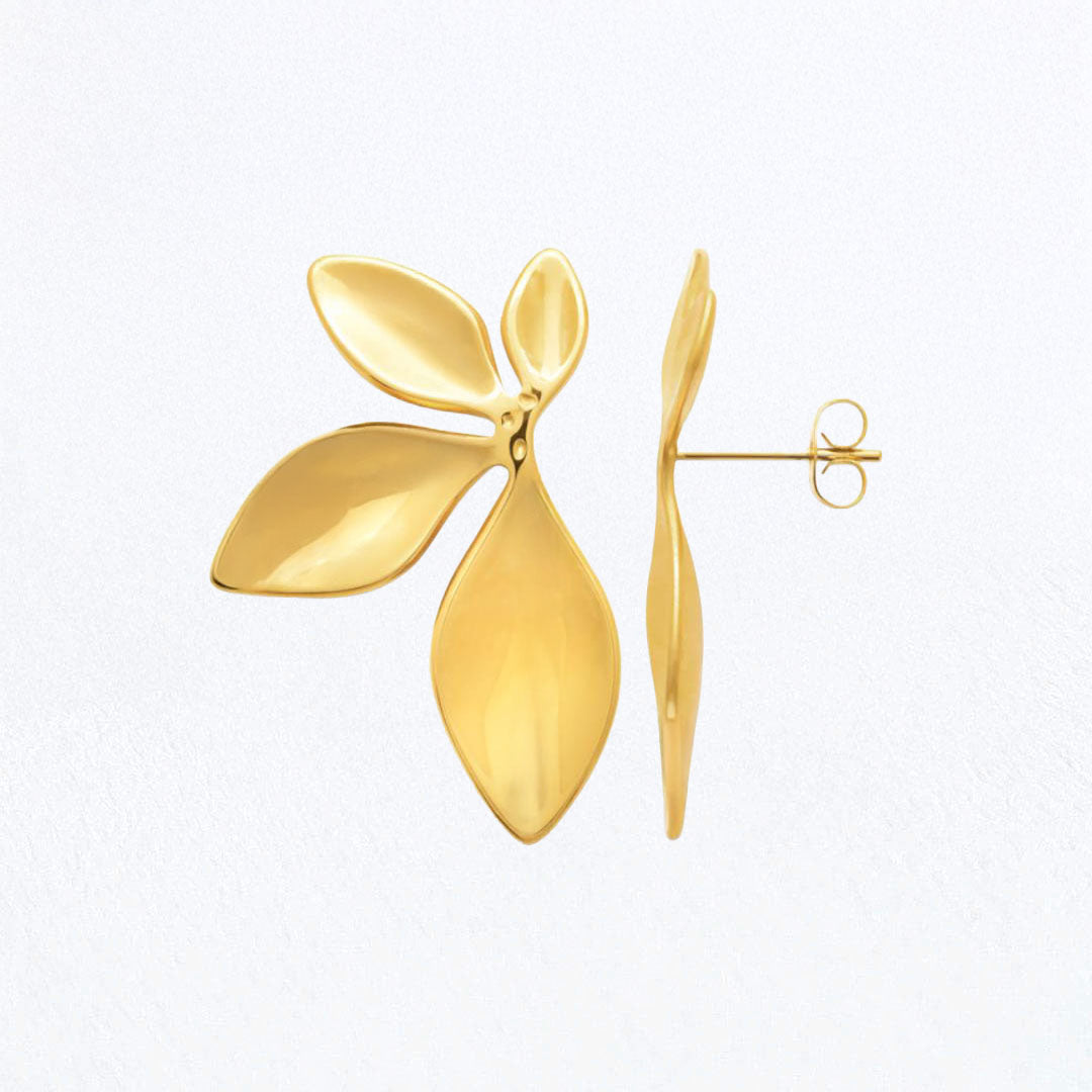 Boucles d'Oreilles Felicie - Acier inoxydable - Couleur or