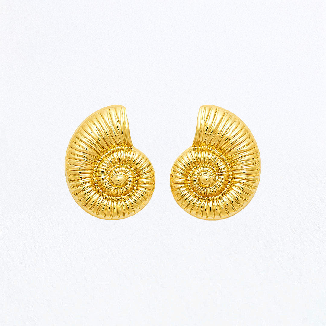 Boucles d'Oreilles Nerida - Acier inoxydable - Couleur or