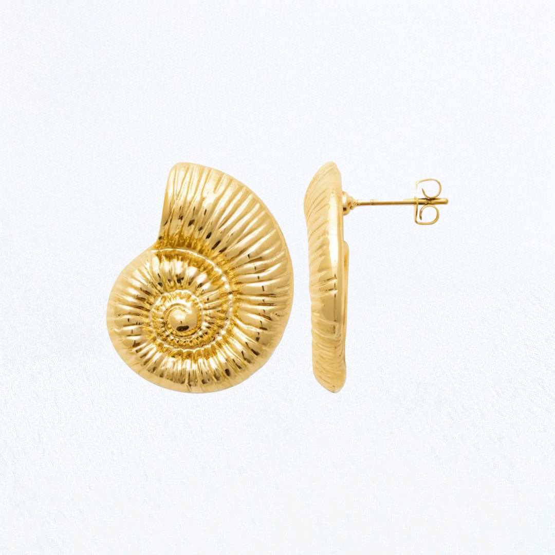 Boucles d'Oreilles Nerida - Acier inoxydable - Couleur or