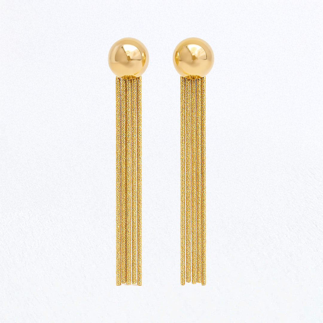 Boucles d'Oreilles Olivia - Acier inoxydable - Couleur or