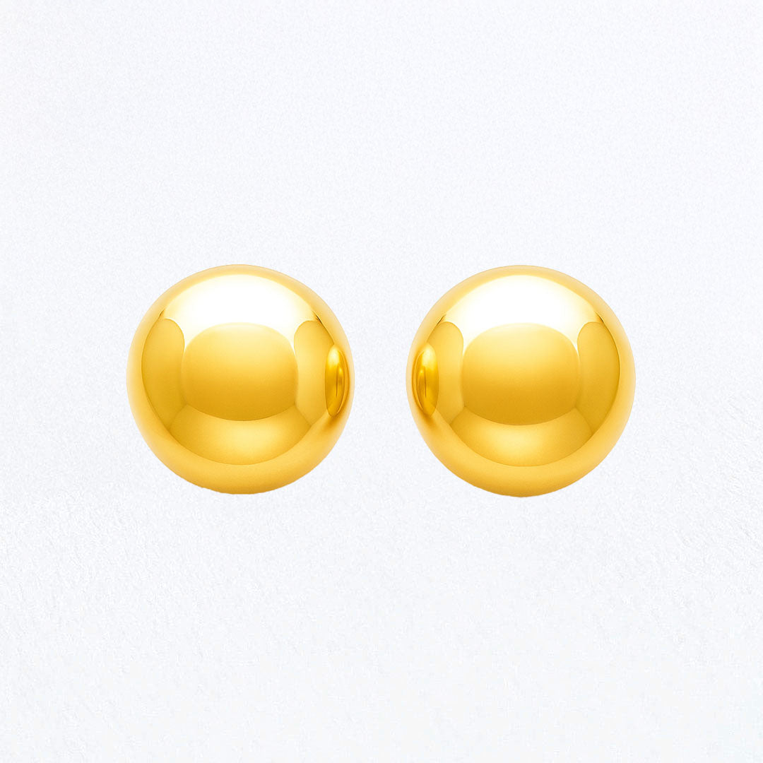 Boucles d'Oreilles Eleonore - Acier inoxydable - Couleur or
