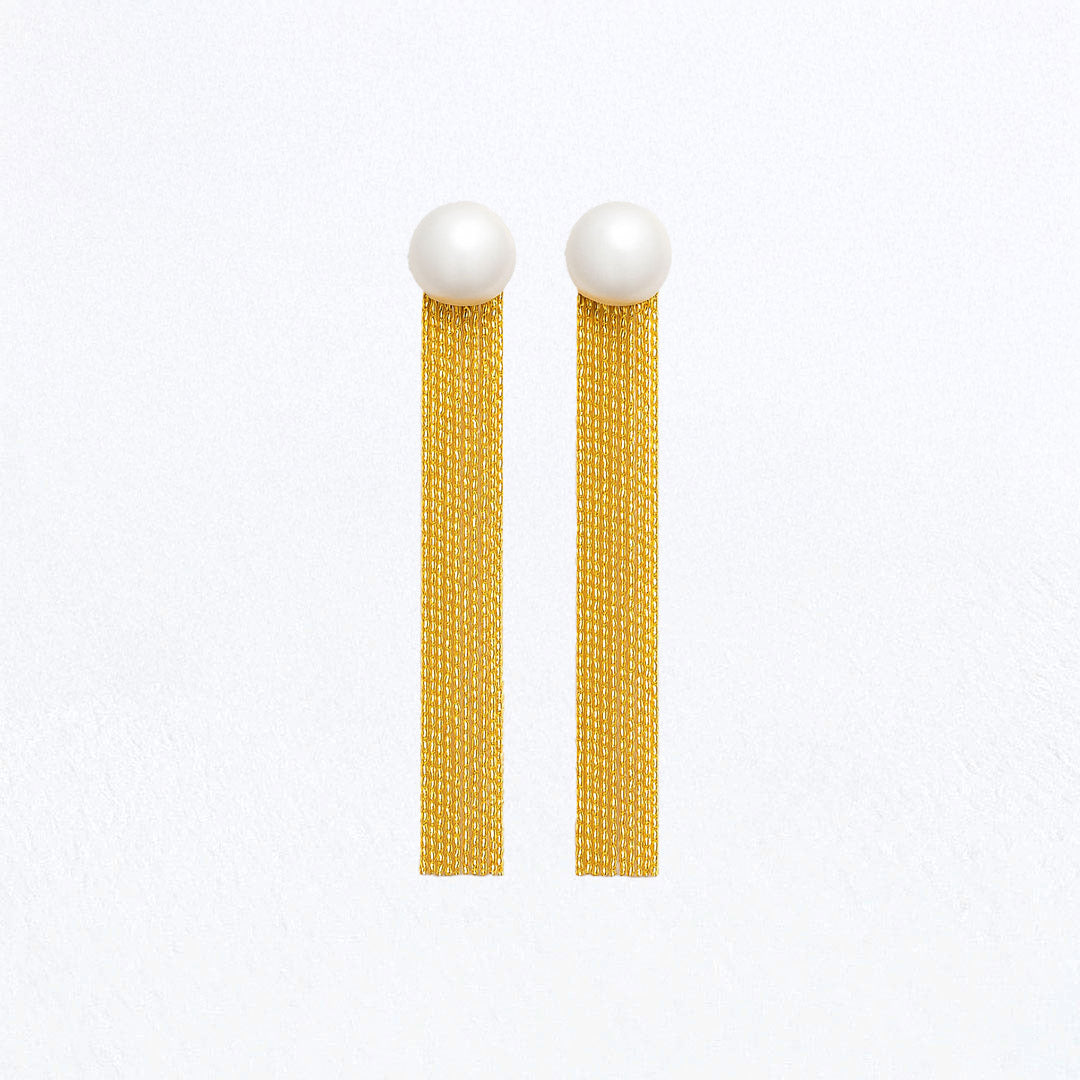 Boucles d'Oreilles Renée - Acier inoxydable - Couleur or
