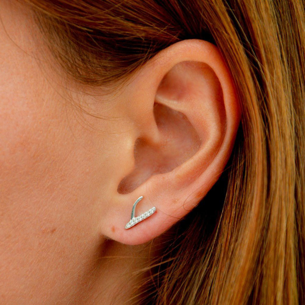 Puces d'oreilles argent 925 Yades Bellaime 2