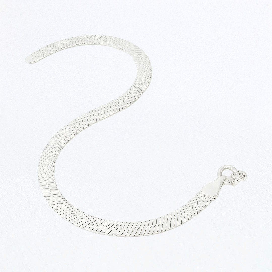 Bracelet cobra argent 925 Rhodié Bellaime