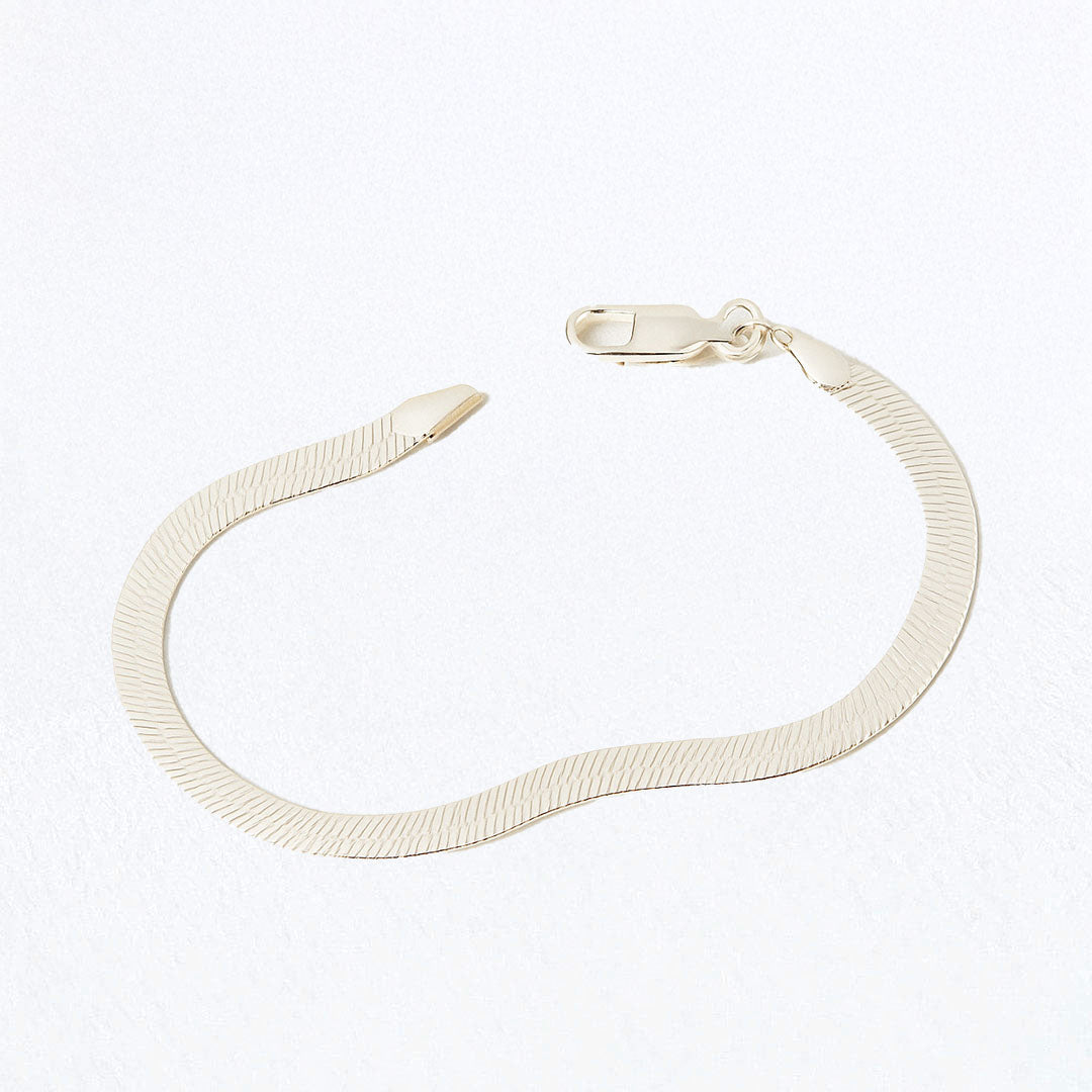 Bracelet cobra argent 925 Rhodié Bellaime 3