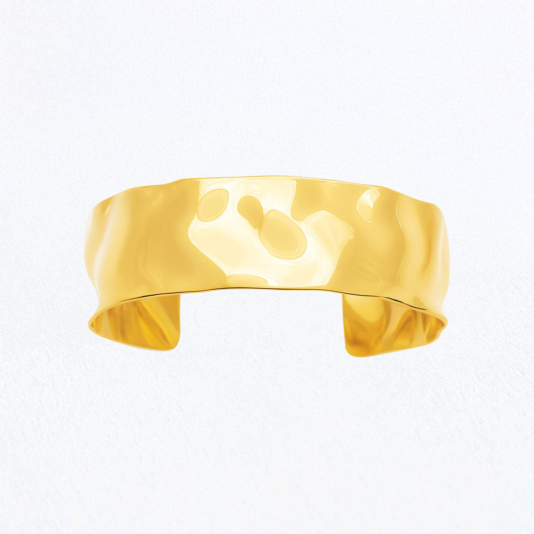 Bracelet Jonc Aurore - Acier inoxydable - Couleur or