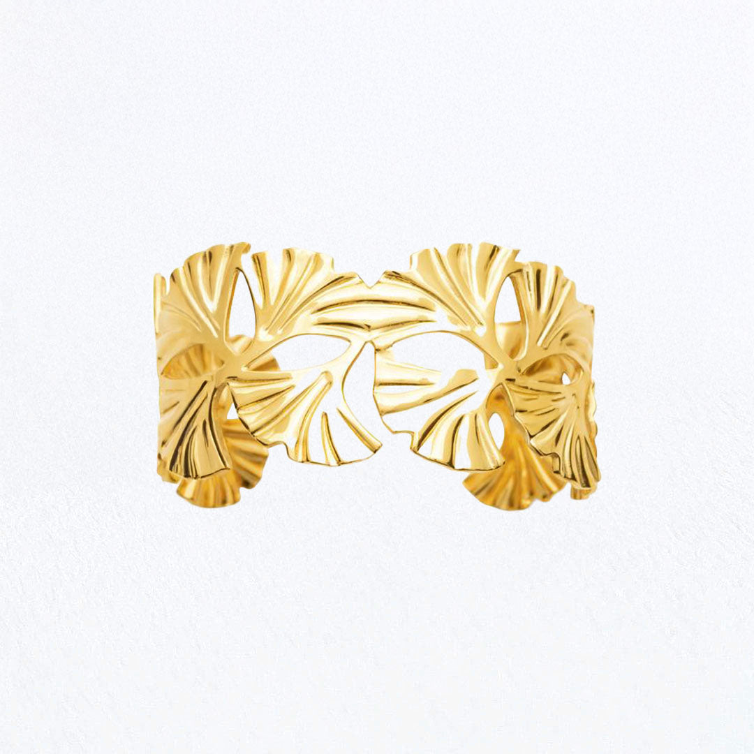 Bracelet Jonc Eden Bloom - Acier inoxydable - Couleur or