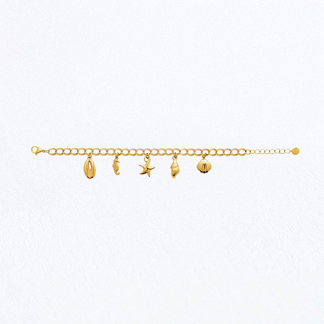 Bracelet Sea Side - Acier inoxydable - Couleur or