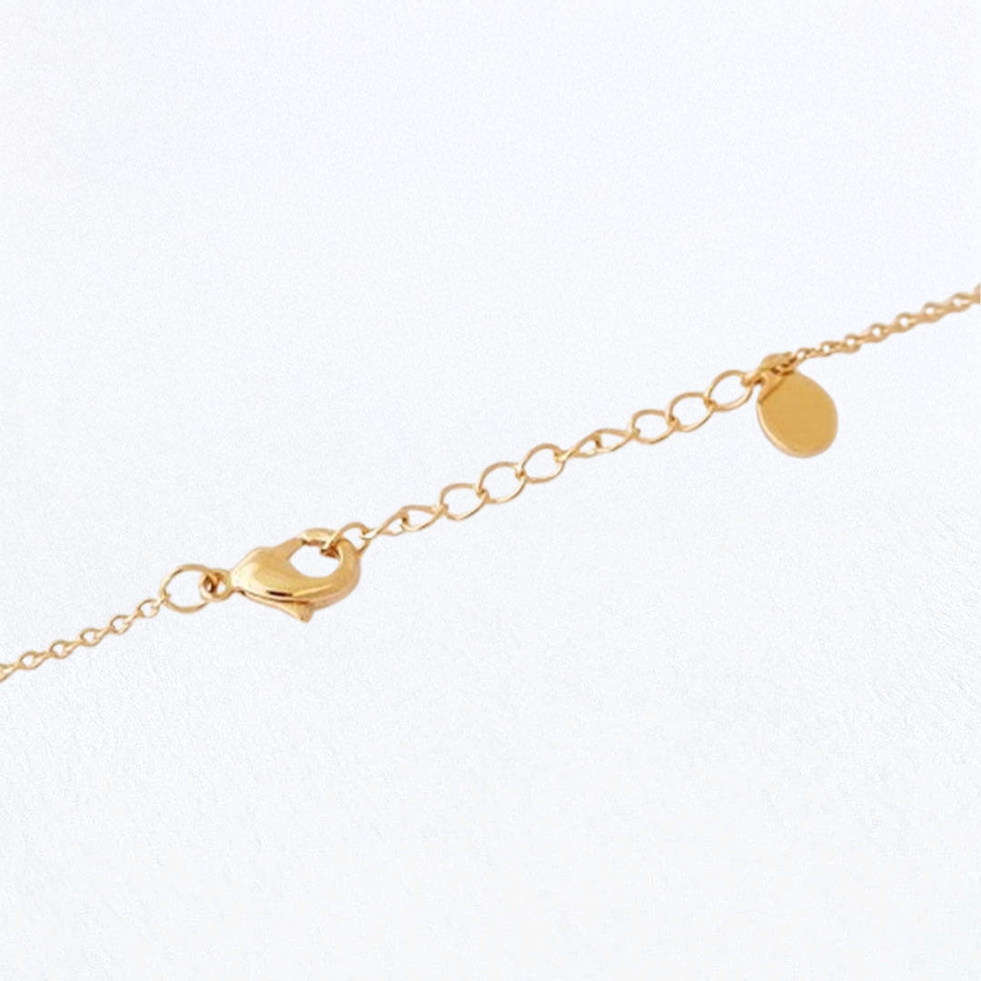 Collier obsidienne noire plaqué or 18K Black Odity Bellaime 3