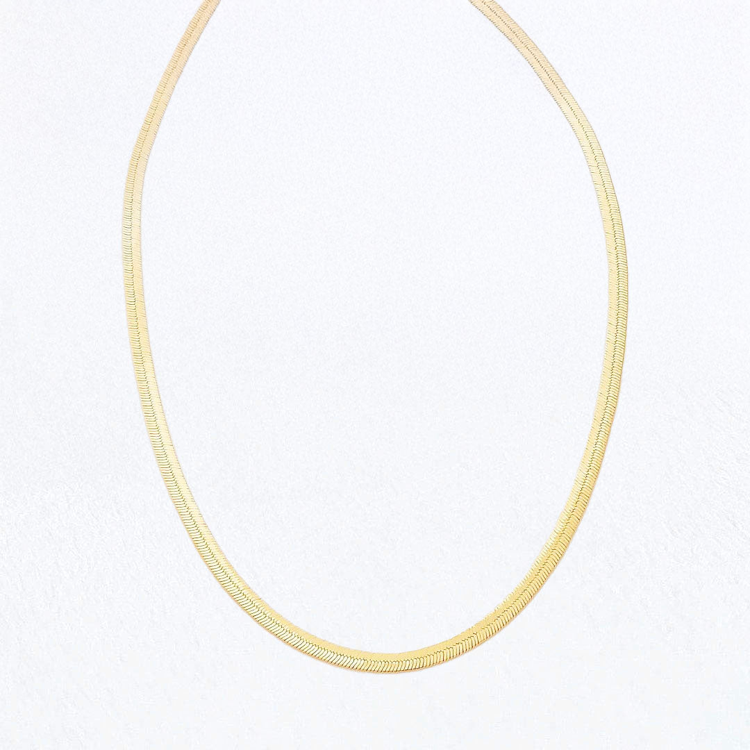 Collier cobra plaqué or 18K rhodié Bellaime 4