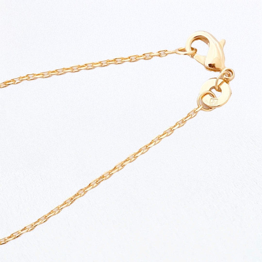 Collier cœur plaqué or 18K agate Black Vertigo Bellaime 4