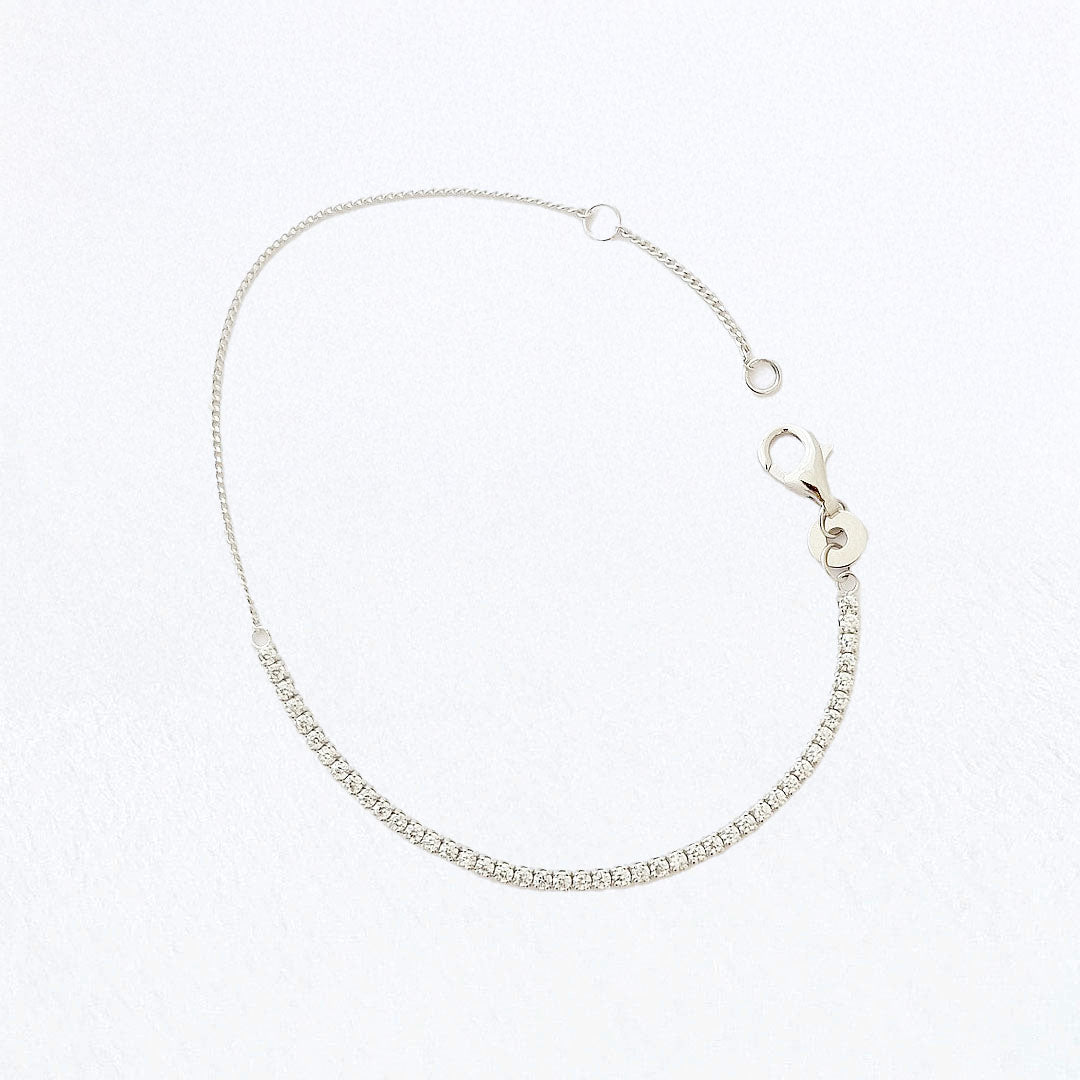 Collier chaine argent 925 zirconium High Sky Bellaime