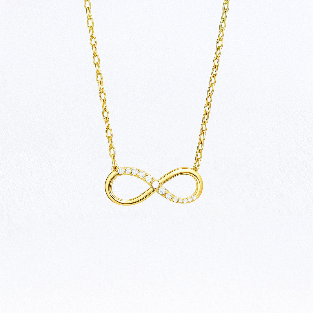 Collier infini plaqué or 18K Laura Bellaime