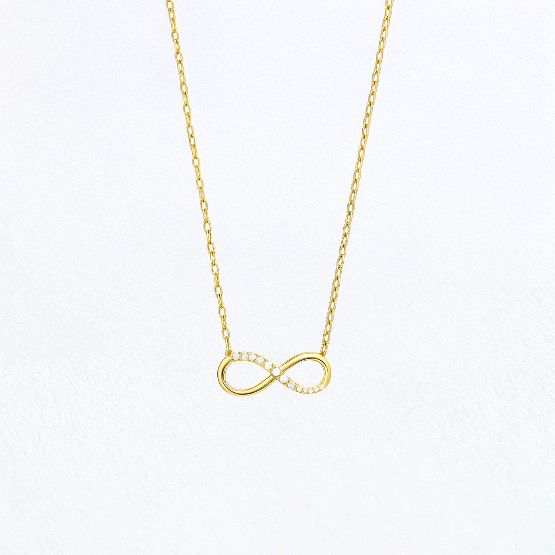 Collier infini plaqué or 18K Laura Bellaime 3