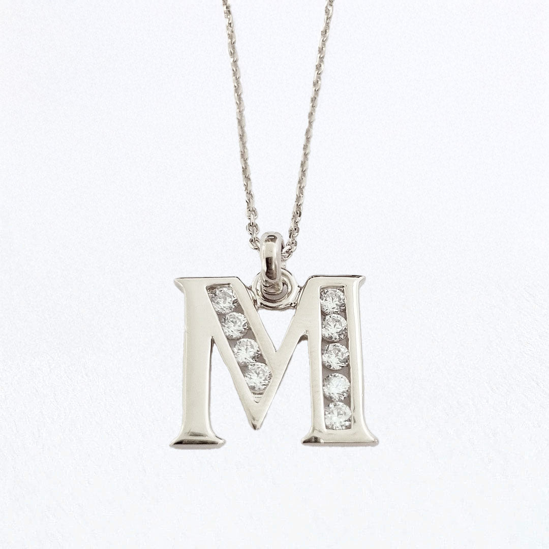 Collier lettre M argent 925 Basic & Perfect Bellaime