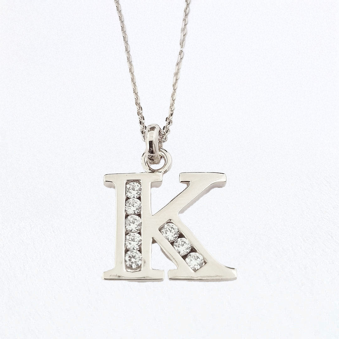 Collier lettre K argent 925 Basic & Perfect Bellaime