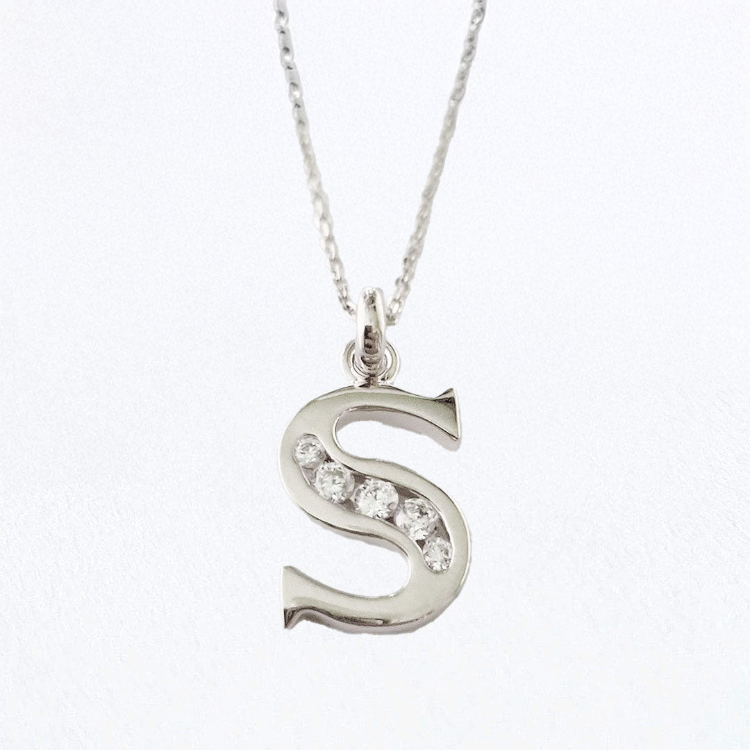 Collier lettre S argent 925 Basic & Perfect Bellaime