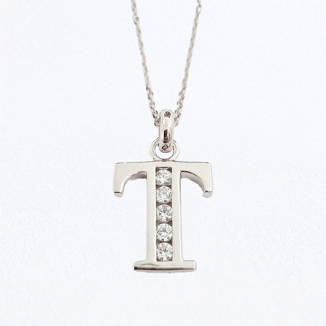 Collier lettre T argent 925 Basic & Perfect Bellaime