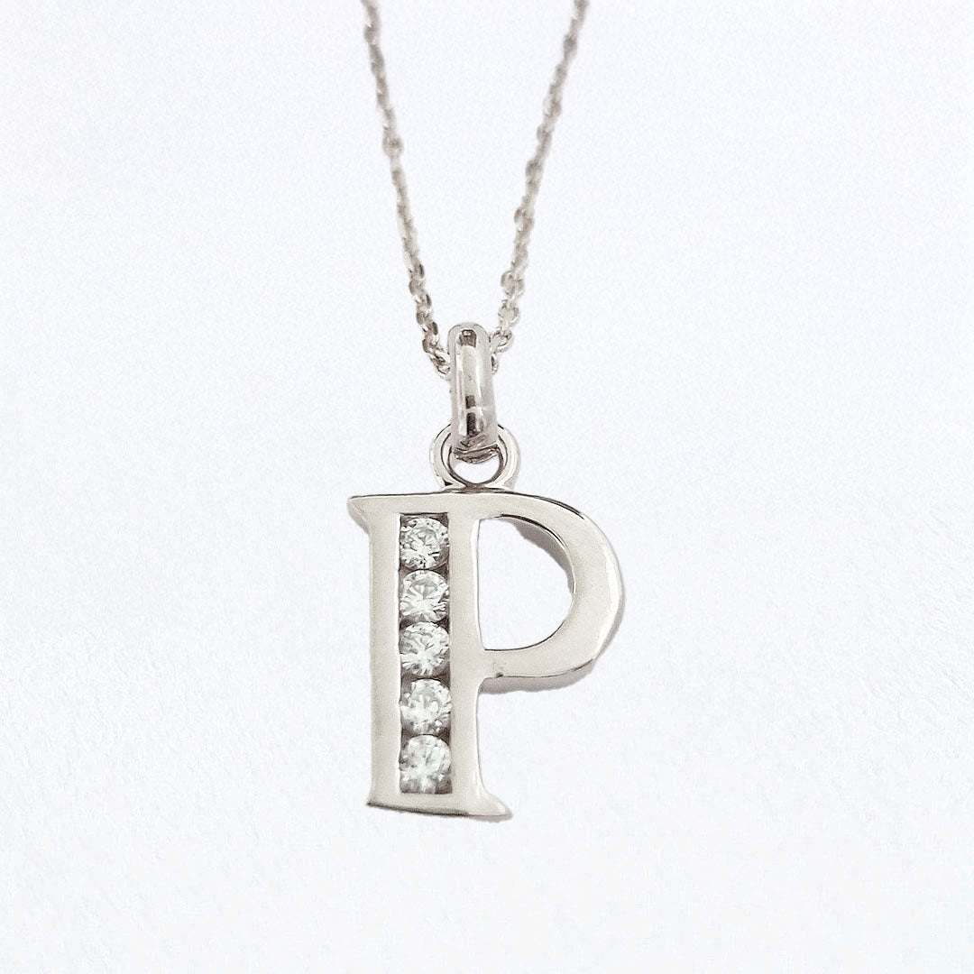 Collier lettre P argent 925 Basic & Perfect Bellaime