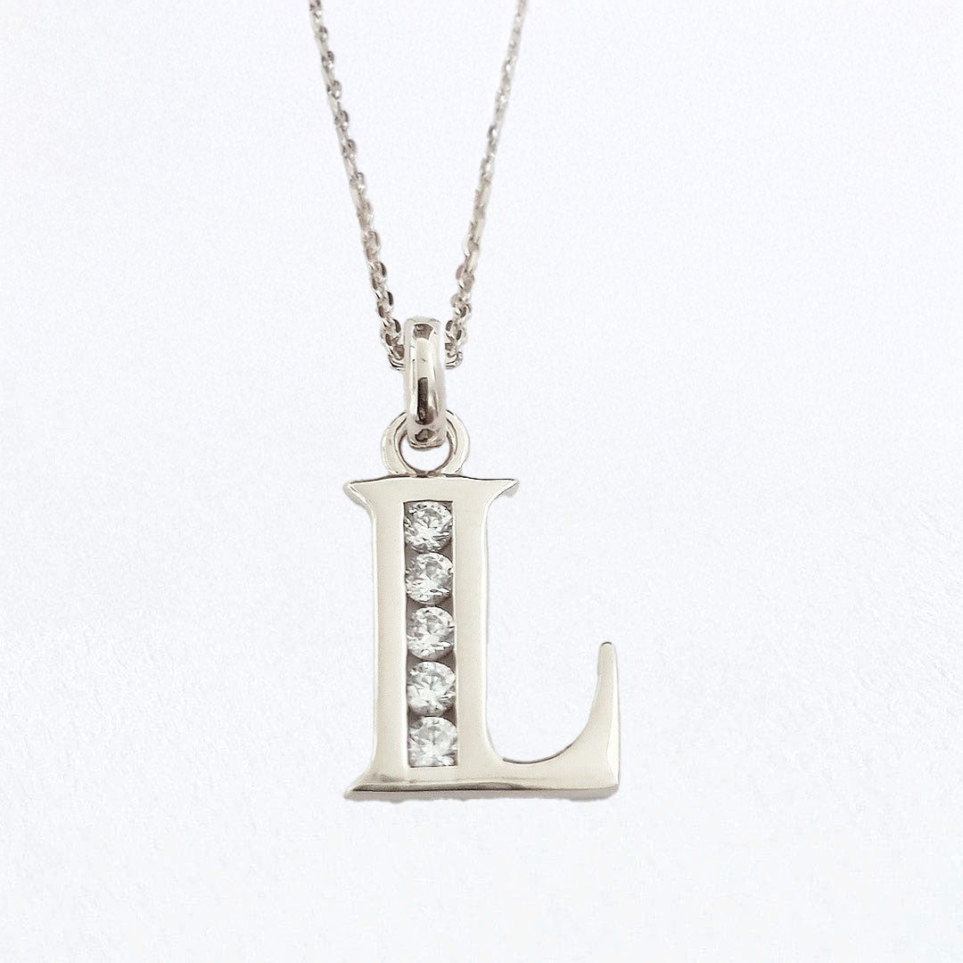Collier lettre L argent 925 Basic & Perfect Bellaime