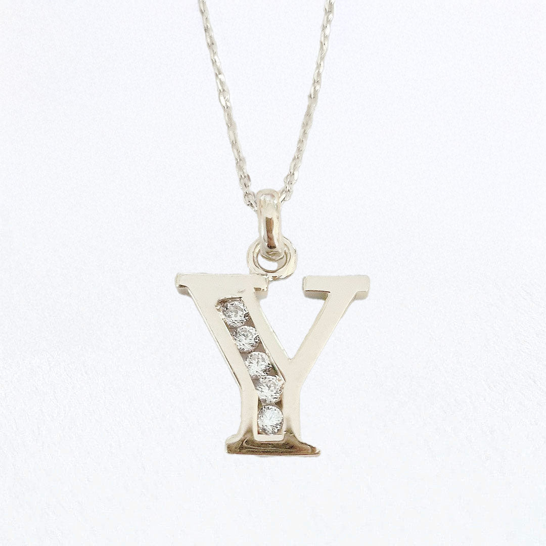 Collier lettre Y argent 925 Basic & Perfect Bellaime