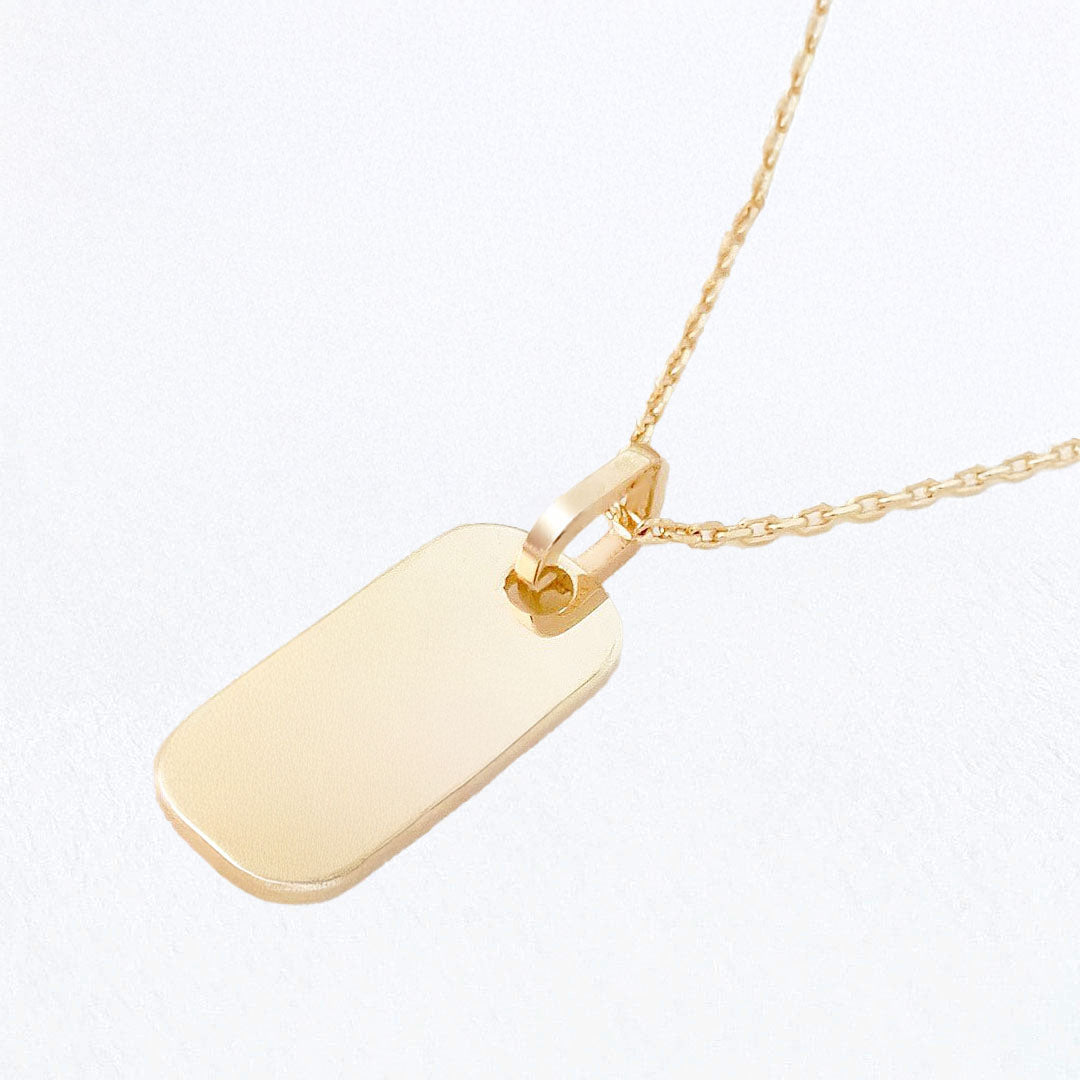 Collier pendentif femme plaqué or 18K Rock My Soul Bellaime 2