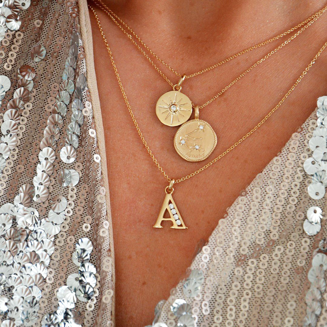 Collier Signe Astrologique - Constellation - Plaqué Or 18K et Zirconium - Bellaime 4
