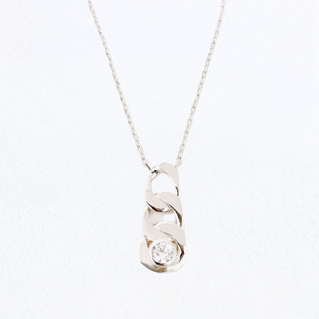 Collier femme argent 925 zirconium Unchained Bellaime 3