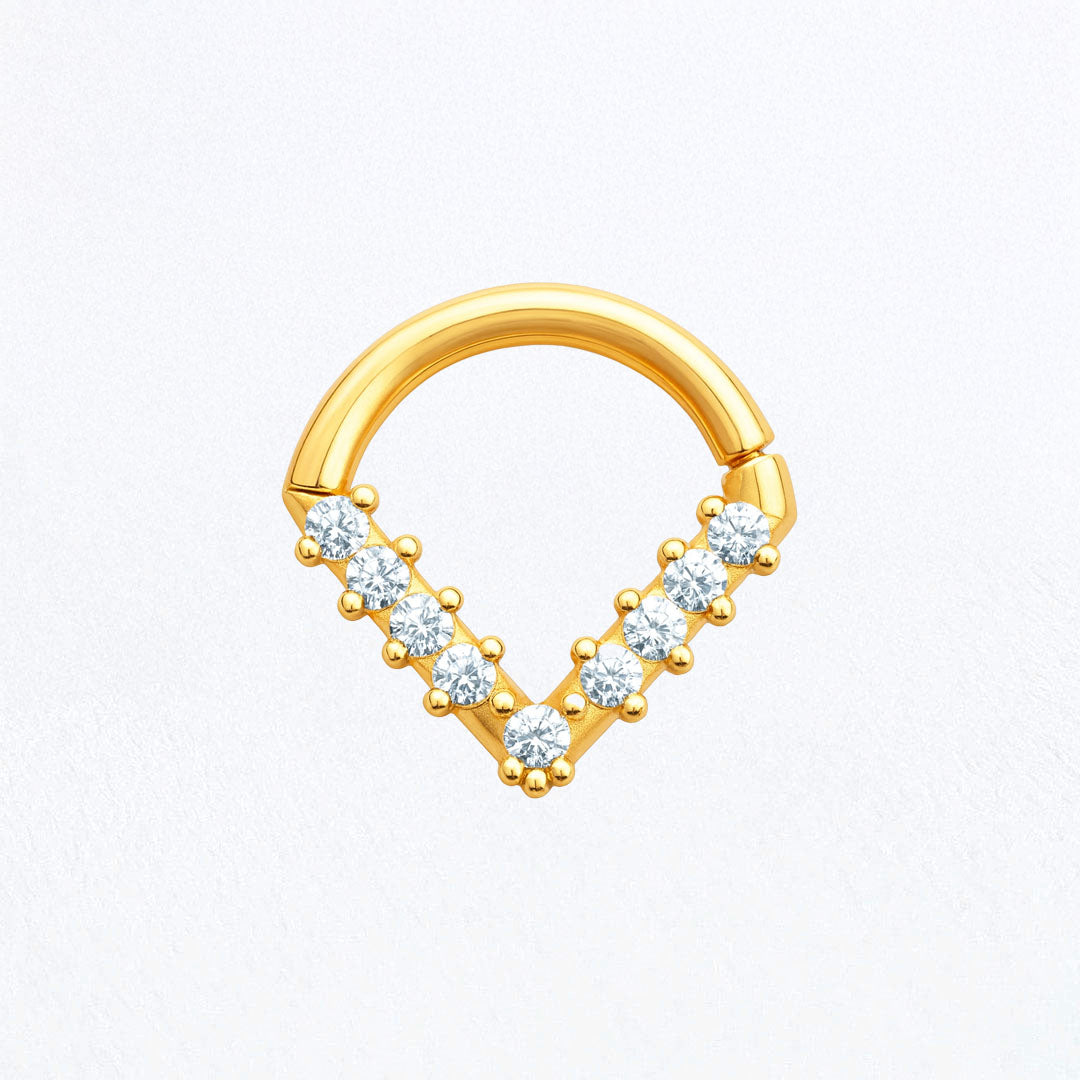 Earcuff plaqué or Dora