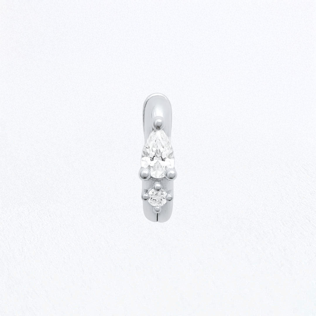 Earcuff Judith - Argent 925 Rhodié