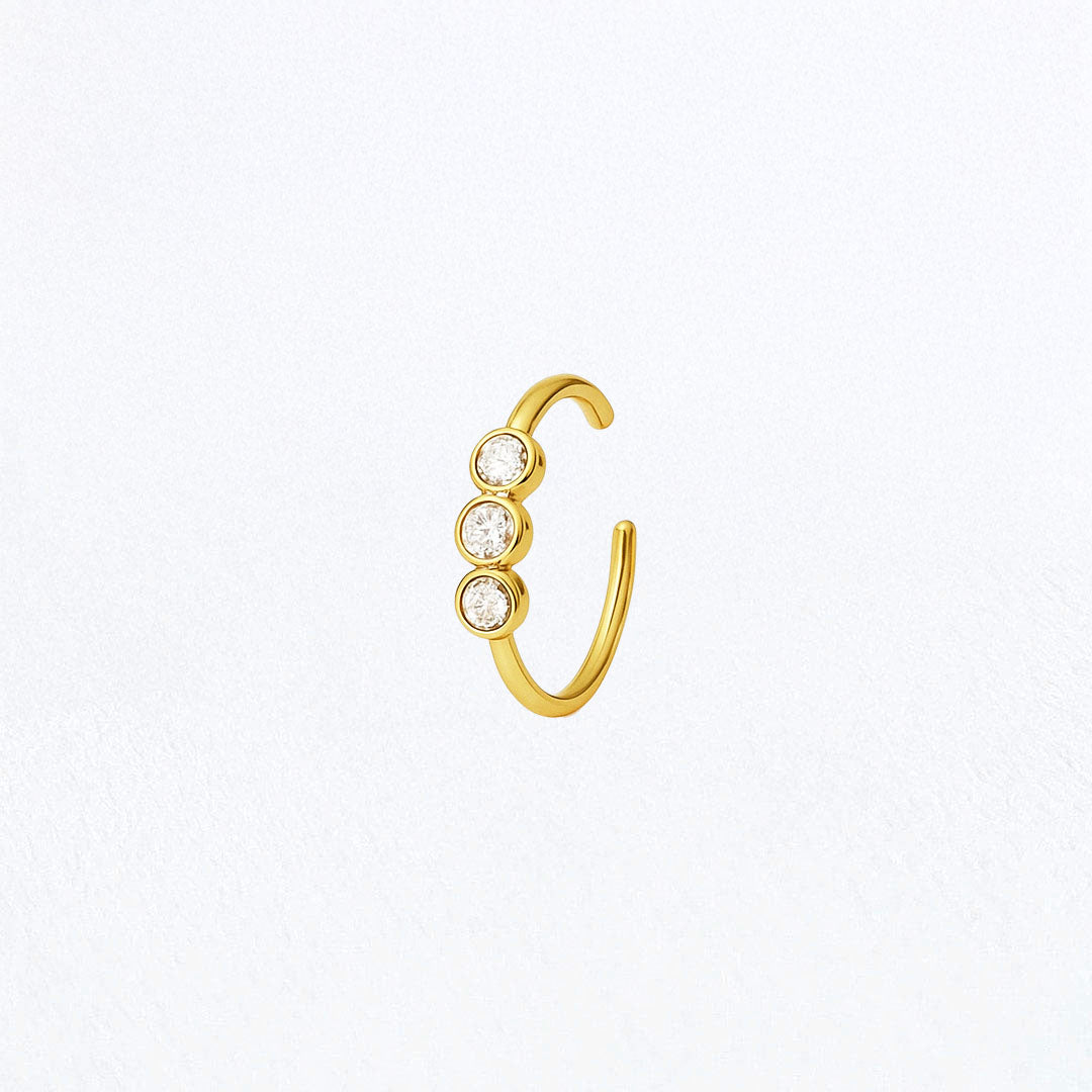Ear cuff plaqué or 18K Petra Bellaime