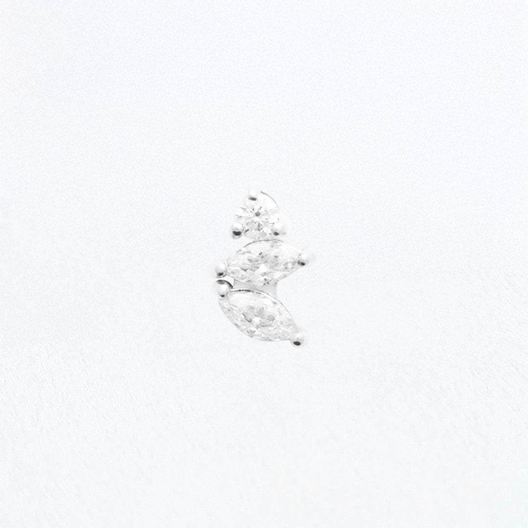 Piercing Oreille Milena - Argent 925 Rhodié