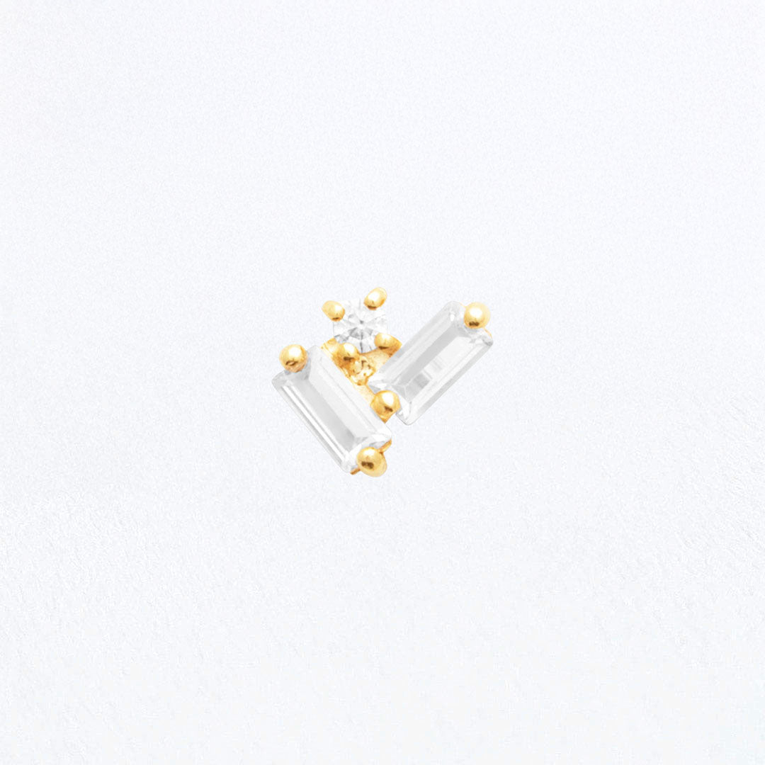 Piercing Oreille Dora - Plaqué or 18K