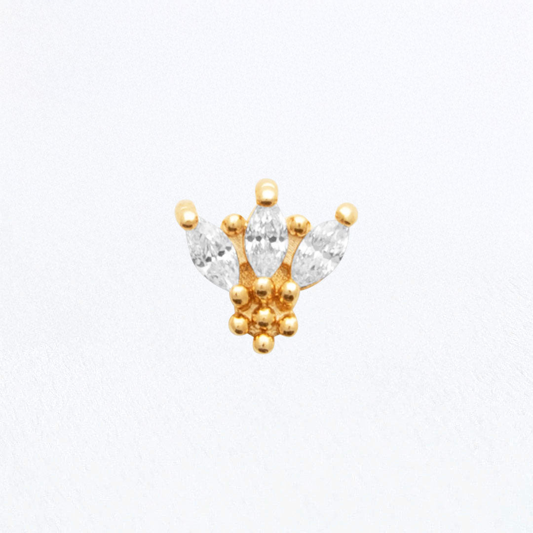 Piercing Oreille Plaqué or Emy Bellaime