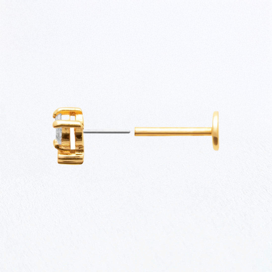 Piercing Oreille Plaqué or Emy Bellaime 3