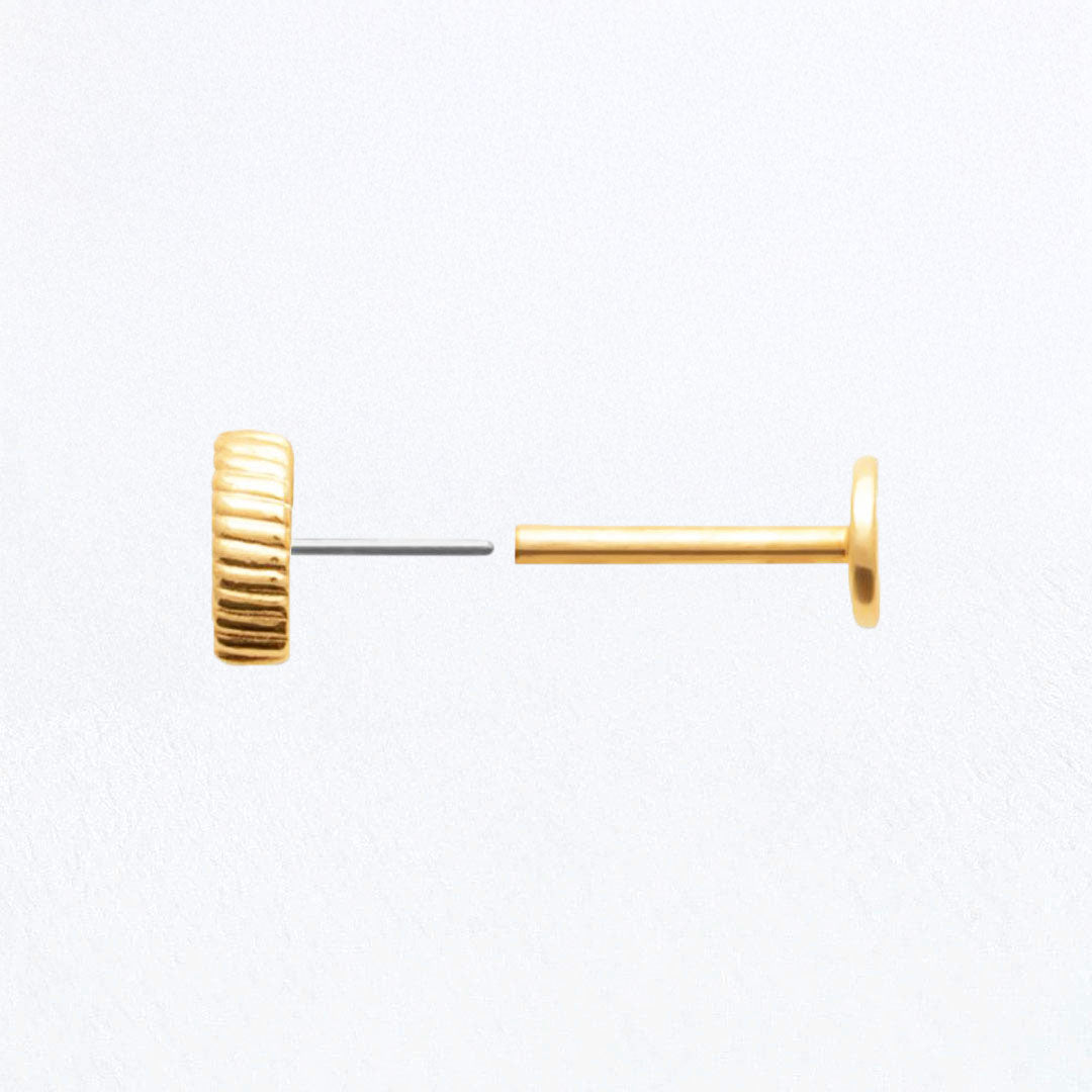 Piercing Oreille Plaqué or Imperial Glow Bellaime 3